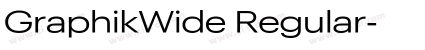 GraphikWide Regular字体转换